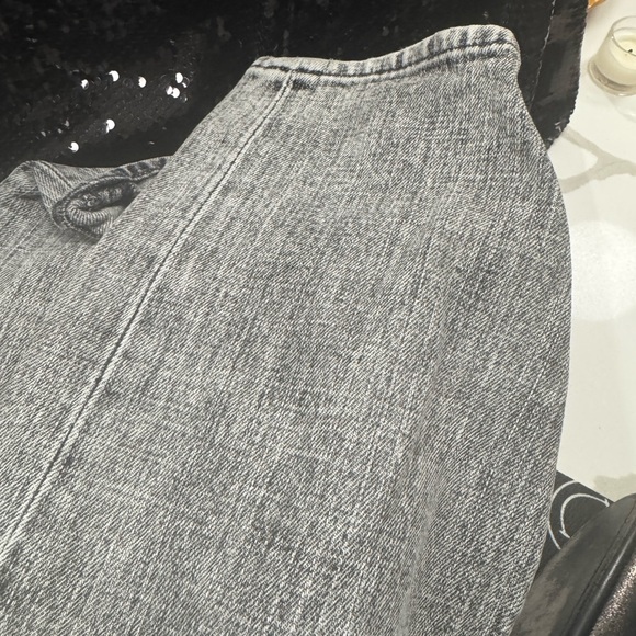 Seven for all mankind, black acid washed Y2K slimmy fit jean - Picture 8 of 11